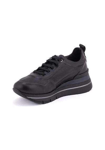 Mammamia D24ya-3695 Kadın Deri Spor Ayakkabı D24YA-3695-R7307 Siyah