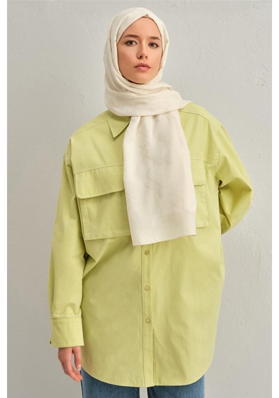 Armine Tencel İpek Zincir Desen Şal 32100 Beyaz