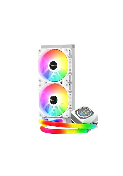 Gamepower Skadi Square 240 Argb Beyaz Rgb Borulu 240mm Cpu Sıvı