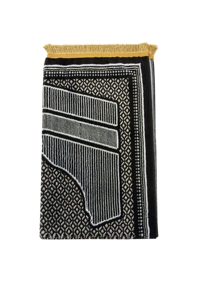 Albion Kabe Desenli Kadife Seccade Gri