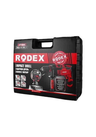 Rodex Rdx1551 850 W Darbeli Matkap 13 Mm Aksesuarlı