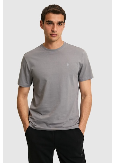 U.s. Polo Assn. Erkek Gri Tişört Basic 50326953-vr024
