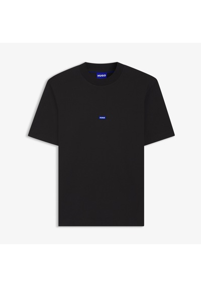 Hugo Boss Logo Patch Erkek Siyah T-shirt 50509991 Çok Renkli