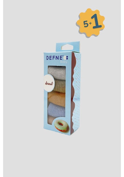 Defne Baby 5+1 Çift Premium Pamuklu Ribana Desenli Bebek Çorap Seti Donut Koleksiyonu Çok Renkli Defne Baby 5+1 Çift Premium Pamuklu Ribana Desenli Bebek Çorap Seti Donut Koleksiyonu Çok Renkli