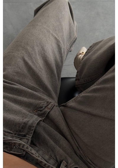 Lacarino 7620 Relax Fit Kadın Jean Pantolon Kahve Tint