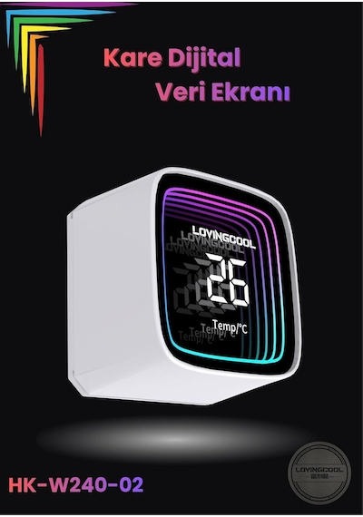 Tr Hk2 Seri Si 120 Mm Yeni Nesil Yüksek Performanslı I Şlemci Ayarı Mini Isı Göstergeli Sıvı Soğutma Genel