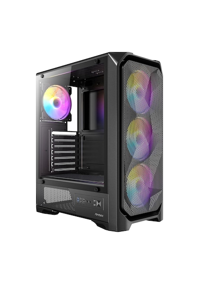 Vx330 Argb, 750w 80+ Bronze Psu Dahil, 4x120mm Argb Fan, Dalgalı Mesh Ön Panel, Temperli Cam, 240mm Radyatör Destekli