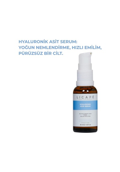 Hyaluronik Asit, Pantenol B5 Ve Peptit Serum Nemlendirici, Aydınlatıcı Ve Dolgunlaştırıcı Yüz Serumu Cilt Elastikiyetini Artırıcı Ve İnce Çizgi Karşıtı 30 Ml