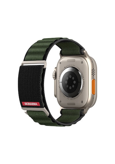 Watch 7 45mm Kordon Skinarma Kobu Hasır Strap Kayış Olive