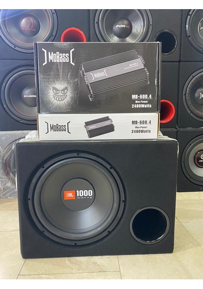 Jbl Paket Set Jbl 30 Cm 1000wat 4 Kanallı Mobass Anfi 2400wat