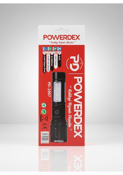Powerdex El Feneri Mat Siyah