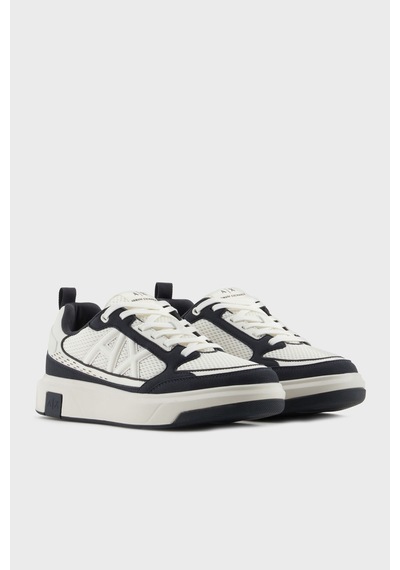 Armani Exchange Erkek Ayakkabı Xux242 Xv912 U389 Ekru-lacivert Ekru-lacivert