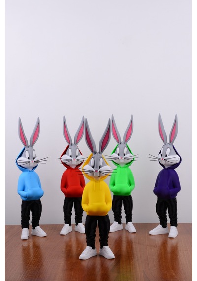 Bugs Bunny Figürü - Özel Tasarım 36 Cm Sarı - 693904912