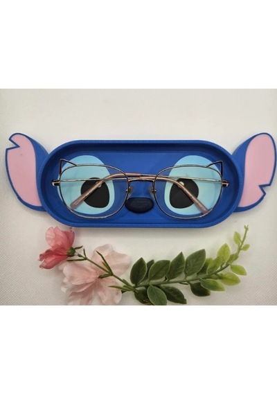 Stitch Tasarımlı Figür Tasarımlı Gözlük Tutucu Ve Çok Amaçlı Organizer