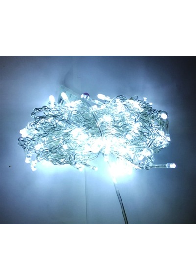 Yılbaşı Led Işık İp Led 10 Mt Beyaz İç Mekan Sabit Yanar Eklenebilir Beyaz