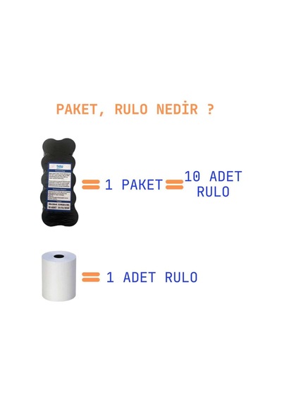 300tr Yazarkasa Rulosu 40 Paket - 400 Adet Rulo