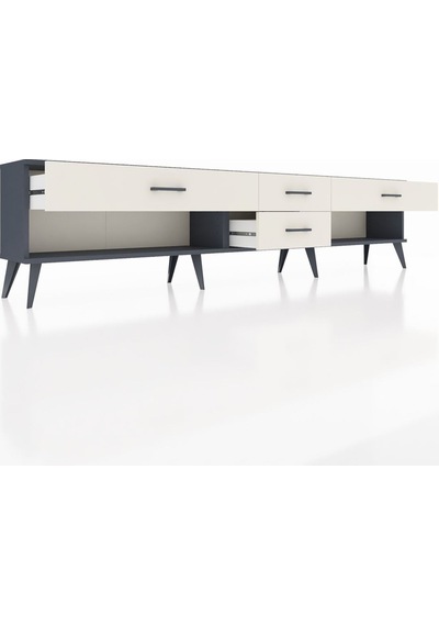 Arges Tv Ünitesi 4 Çekmeceli 220x30x51 Antrasit-antrasit/aytaşı Antrasıt/aytası - Antrasıt Arges Tv Ünitesi 4 Çekmeceli 220x30x51 Antrasit-antrasit/aytaşı Antrasıt/aytası - Antrasıt