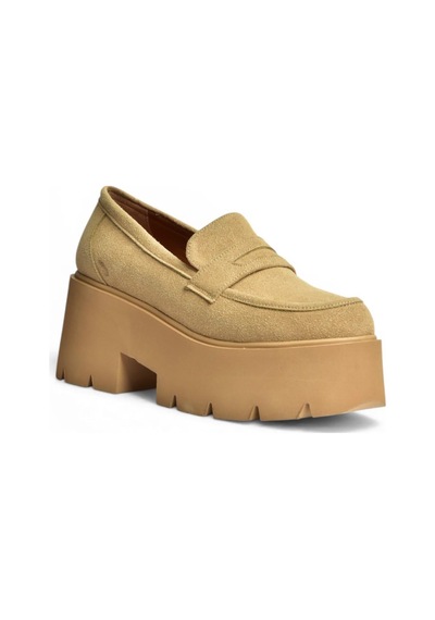 Fox Shoes Y272972502 Bej Süet Kalın Tabanlı Günlük Kadın Ayakkabı Fox Shoes Y272972502 Bej Süet Kalın Tabanlı Günlük Kadın Ayakkabı