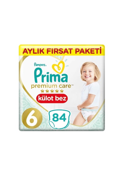 Prima Külot Bez Premium Care 6 Beden 15+ KG Aylık Fırsat Paketi 84 Adet