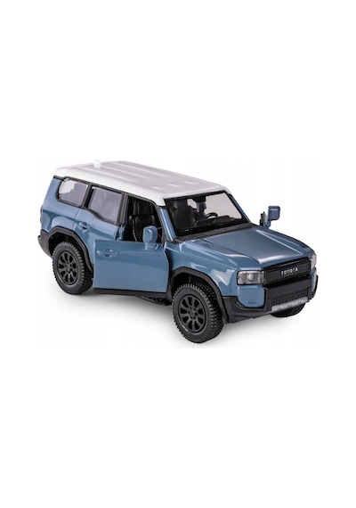 Uzak Doğu Serisi Toyota Land Cruiser 250 Prado Mavi Açılır Kapılar Diecast Metal Model Araba 11 Cm 1:32