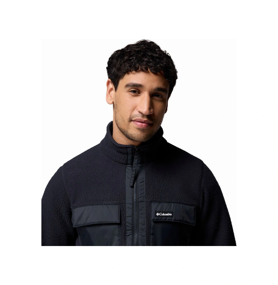 Columbia Juniper Peak Full Zip Fleece Siyah Erkek Outdoor Polar Xe6508 Siyah