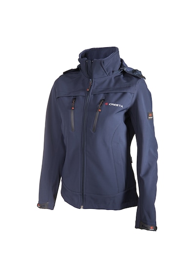 Cresta Outdoor Kapüşonlu Kadın Su Geçimrmez Softshell Ceket