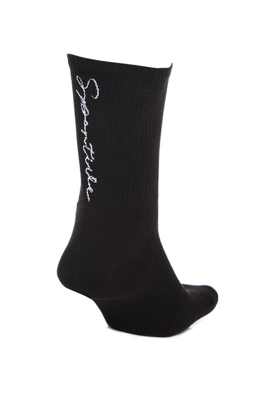 Sportive Nuvola-2 3'lü Unisex Siyah Günlük Stil Çorap 24kual19d01-syh