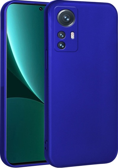 Xiaomi Mi 12 Lite Kılıf Esnek Yapılı İnce Slim Silikon Kapak Ryc/premier Lacivert
