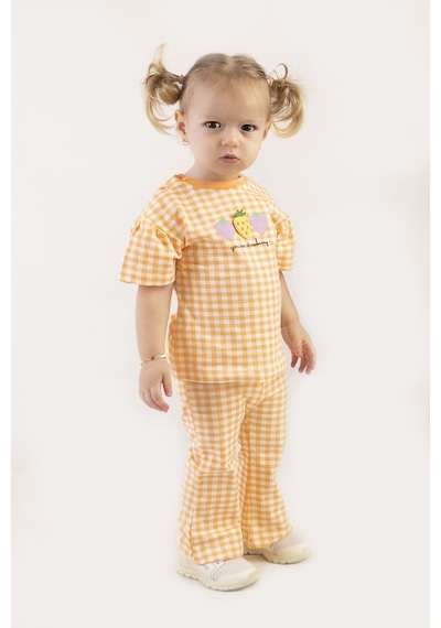 Harika Kids Kız Bebek İspanol Paça Alt-üst Takım 001
