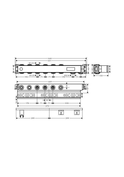 Hansgrohe Rainselect İç Set 4 Çıkış İçin - 15312180