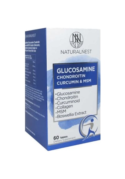 Natural Nest Glucosamine Chondroitin Curcumin & Msm Complex 60 Ta