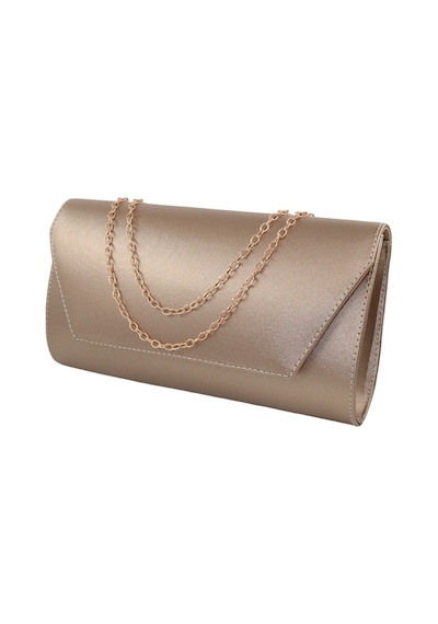 Keeba Bronz Abiye Çanta. Bronz Kadın Abiye Çanta. Abiye Bronz Kumaş Davet Gece Portföy Clutch Çanta.