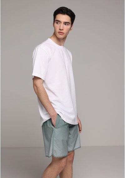 Colin's Colins Slim Fit Baskılı Erkek Yeşil Deniz Şortu Cl1081317 Q1.v1 Sag Sage