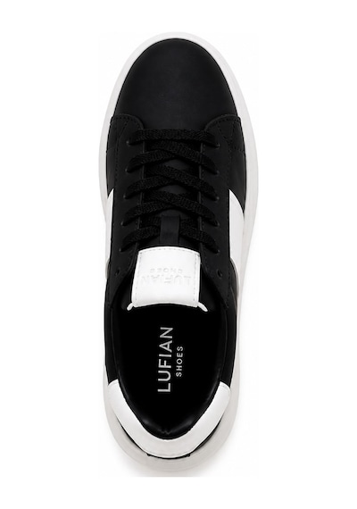 Lufian 121230055 Luna Deri Unisex Sneaker Ayakkabı Siyah