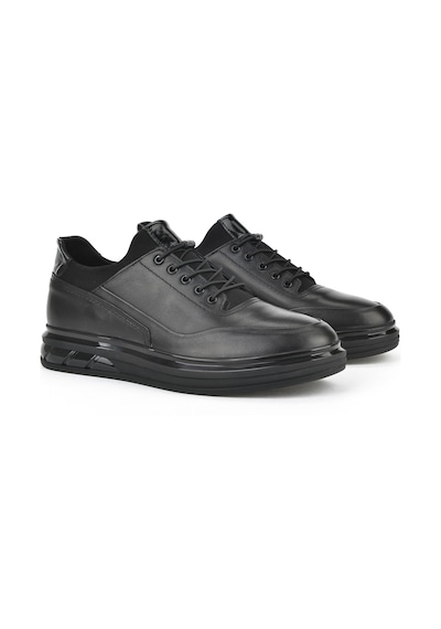 Ziya, Erkek Hakiki Deri Sneaker 153498z1760 Siyah 153498z1760 000 Siyah
