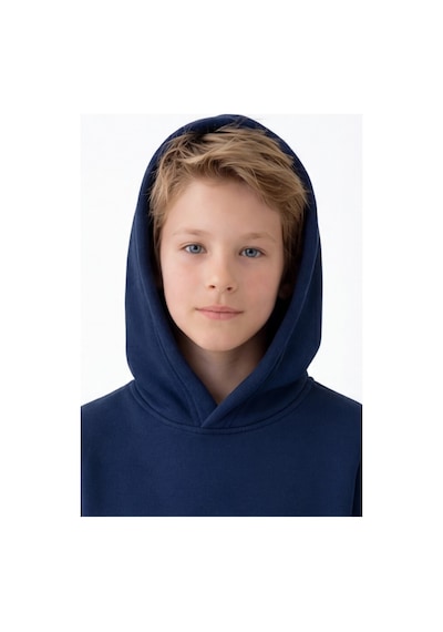 Esila Kids Çocuk Eşofman Takımı Kapüşonlu 3 İp 5-10 Yaş Lacivert