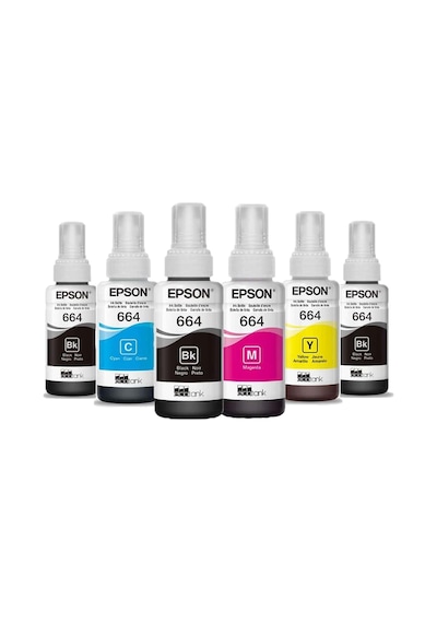 Epson 664 L550 Multipack +2 Siyah Mürekkep Kartuş Seti.