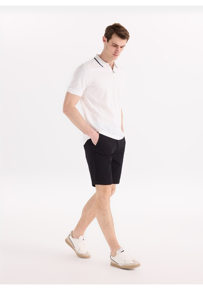 Fabrika Kırık Beyaz Erkek Slim Fit Polo T-shirt F6sm-tst 2057