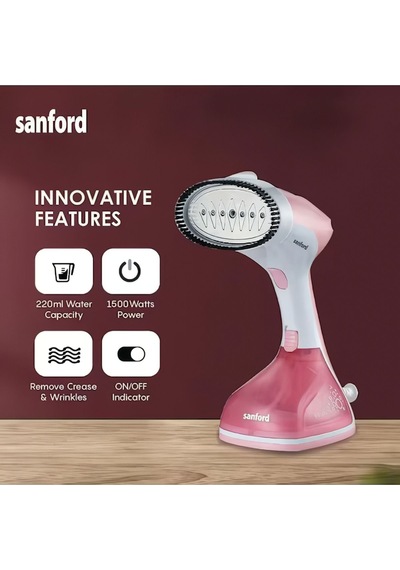Sanford Taşınabilir Buharlı Dikey Ütü Portatif Kırışıklık  220 Ml. 1640 Watt Sf2904gs