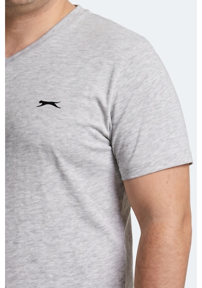 Slazenger Rıvaldo Jmb Erkek Büyük Beden Gri Tişört