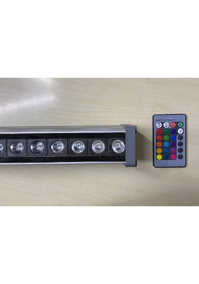 Wallwasher Rgb Kumandalı Led Aydınlatma 20-30-35-50-67-100 Cm Duvar Ve Ağaç Boyama 35 Genel