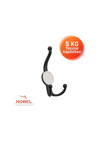 Mi Sket Portmanto Askısı, Metal Vestiyer Askısı, Matsiyah , Duvar Ve Dolap Askılığı 5'li Set Vidalı Matsi Yah