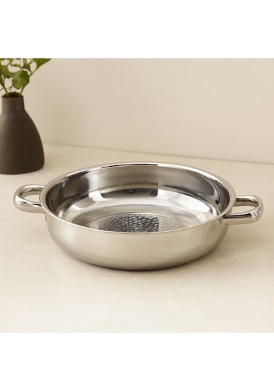 24 Cm Kulplu Basık Metal Süzgeç Belirtilmemiş