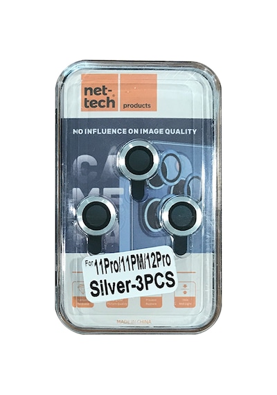 Nettech Apple Uyumlu iPhone 12 Pro Max Damla Model 3in Kamera Cam Koruyucu - Koyu Yeşil