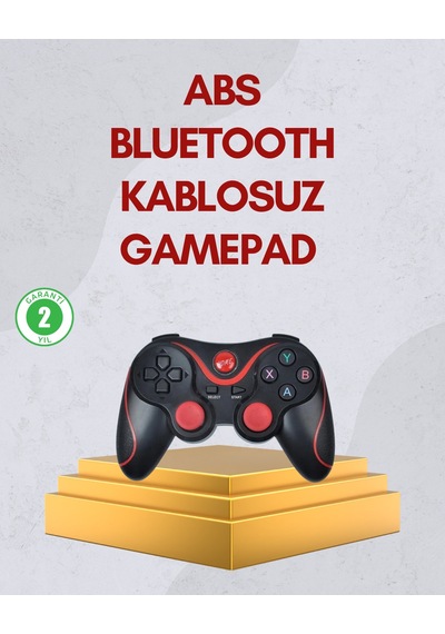 Tek Ergonomik Tasarımlı Kablosuz Bluetooth Gamepad Titreşimli Najmaddin