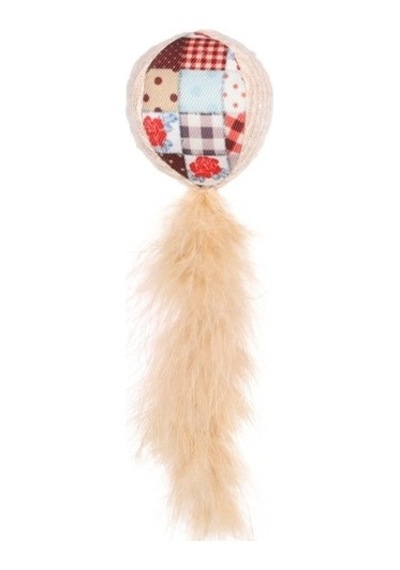 Flamingo Vinta Tüylü Hışırtılı Kedi Oyuncağı 15 Cm