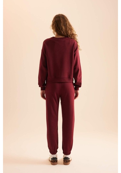 Defacto Bordo Kadın Alt-üst Takım D8022ax/br43 Bordo