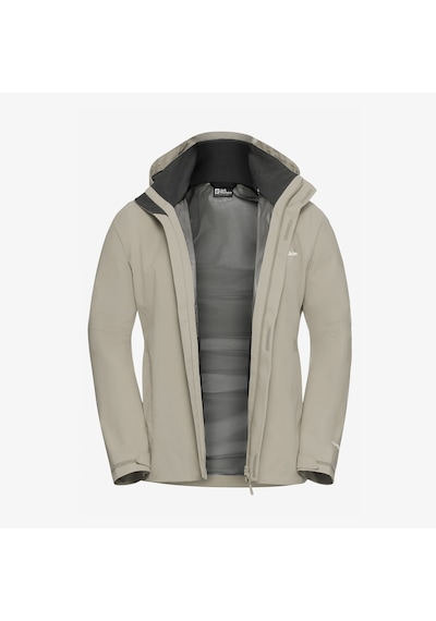 Jack Wolfskin Trailtime 2l Erkek Krem Outdoor Ceket A63903 Krem