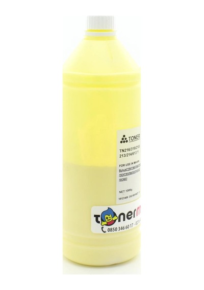 Minolta Renkli Toner Tozu Sarı 250Gr./ Tn216 / Tn221 / Tn319 / T