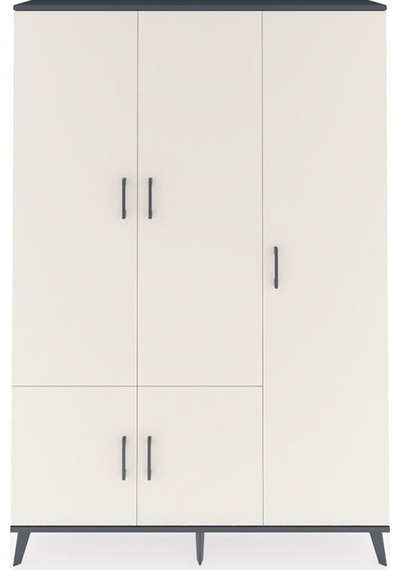 Arges Dolap 7 Raflı 5 Kapaklı Tek Askılı 132x30x195 Antrasit-aytaşı/antrasit Aytası/antrasıt Arges Dolap 7 Raflı 5 Kapaklı Tek Askılı 132x30x195 Antrasit-aytaşı/antrasit Aytası/antrasıt